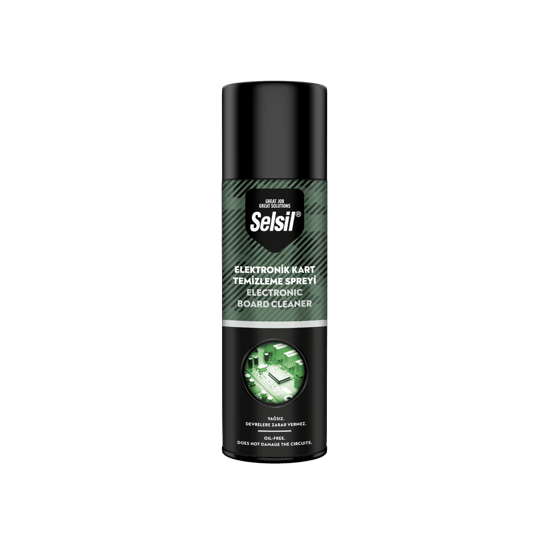 Selsil Tas-010 Elektronik Kart Temizleme Spreyi 500ml ( Yağsız & Devrelere Zarar Vermez )