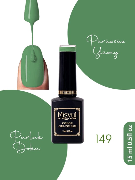 Misyul Uv Led Kalıcı Oje Nail Art 15 Ml 149