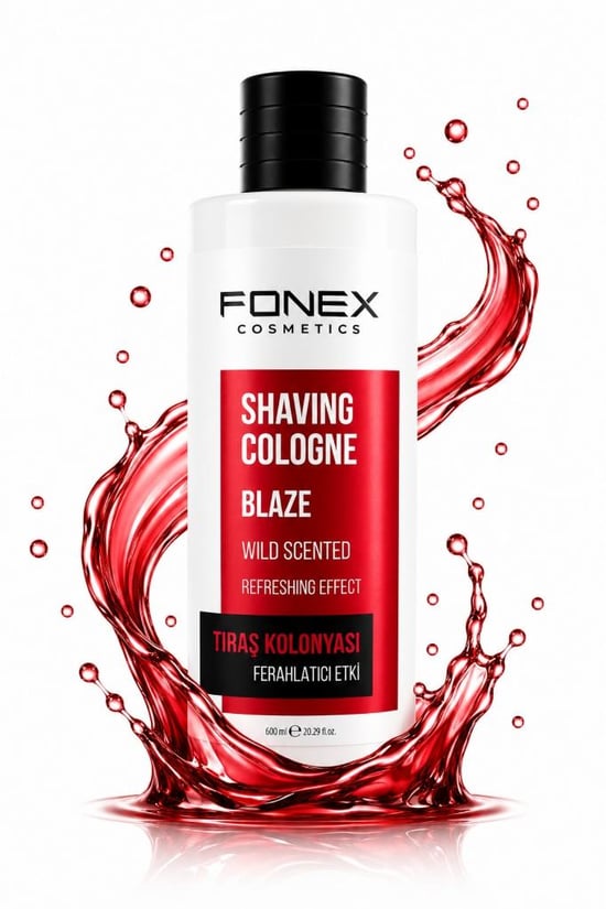 Fonex Ferahlatıcı Tıraş Kolonyası 600 Ml Blaze Kırmızı