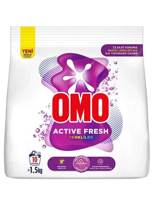 Omo Toz Çamaşır Deterjanı 1,5 kg 10 Yıkama Color