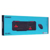 Everest Km-6825 Siyah Usb Kırmızı Tuşlu Türkçe Multimedia Klavye + Mouse Set