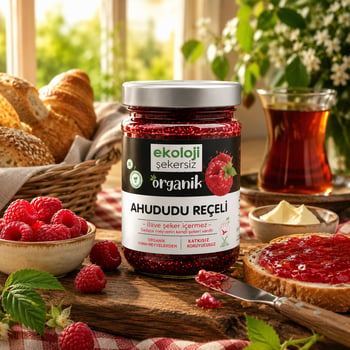 Organik Ahududu Reçeli 380 Gr.