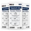 İ17-018 ( 3pcs Tekli = Gold Uçlu & Deniz Kabuk ) Plastik Askı ( Yapışkanlı Montaj= Beyaz Mika Kristal )