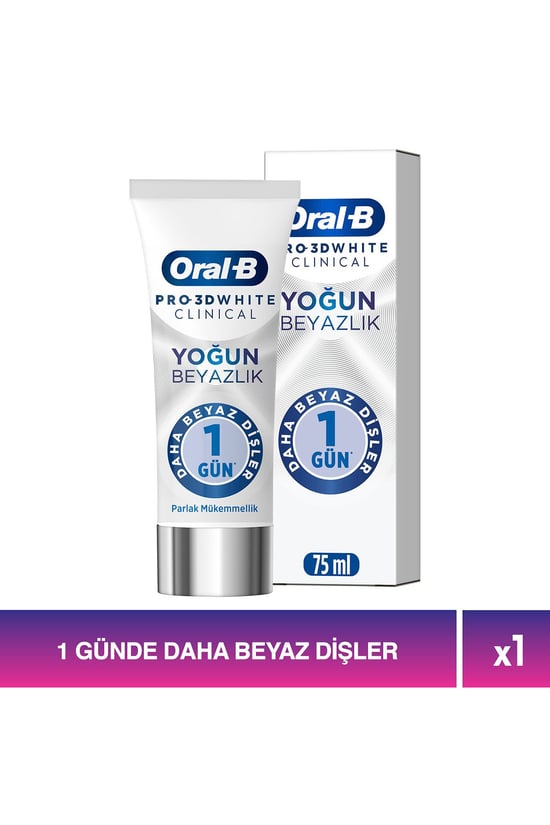 Oral-b Pro 3dw Clinical Parlak Mükemmellik Diş Macunu 75 Ml
