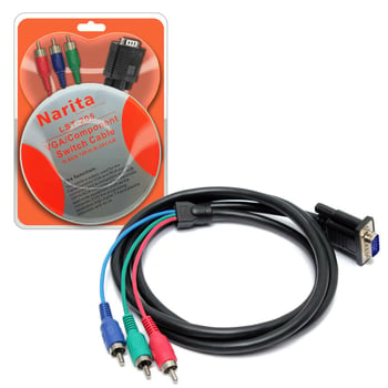 Lst-205 3m Kablo Vga To 3 Rca 3 Metre