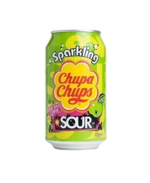 Chupa Chups Sparkling Sour Green Apple Flavour 345 Ml