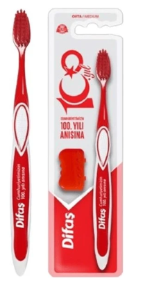 Difaş Diş Fırçası 100. Yıl Medium