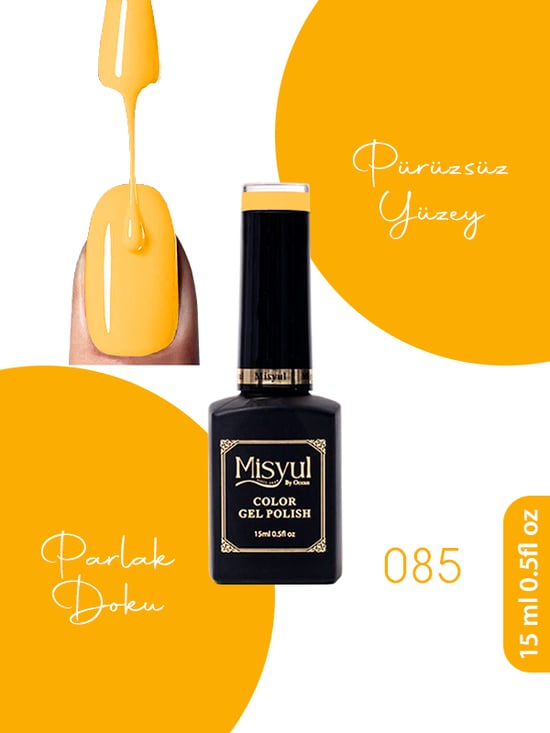 Misyul Uv Led Kalıcı Oje Nail Art 15 Ml 085
