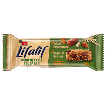 Eti Lifalif Kuru Meyveli Yulaf Bar 35 Gr