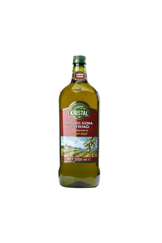 Kristal Natürel Sızma Zeytinyağı Dolgun Güçlü 2 L Pet Şişe
