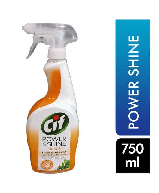 Cif Sprey 750 ml Yağ Çözücü Power Shine
