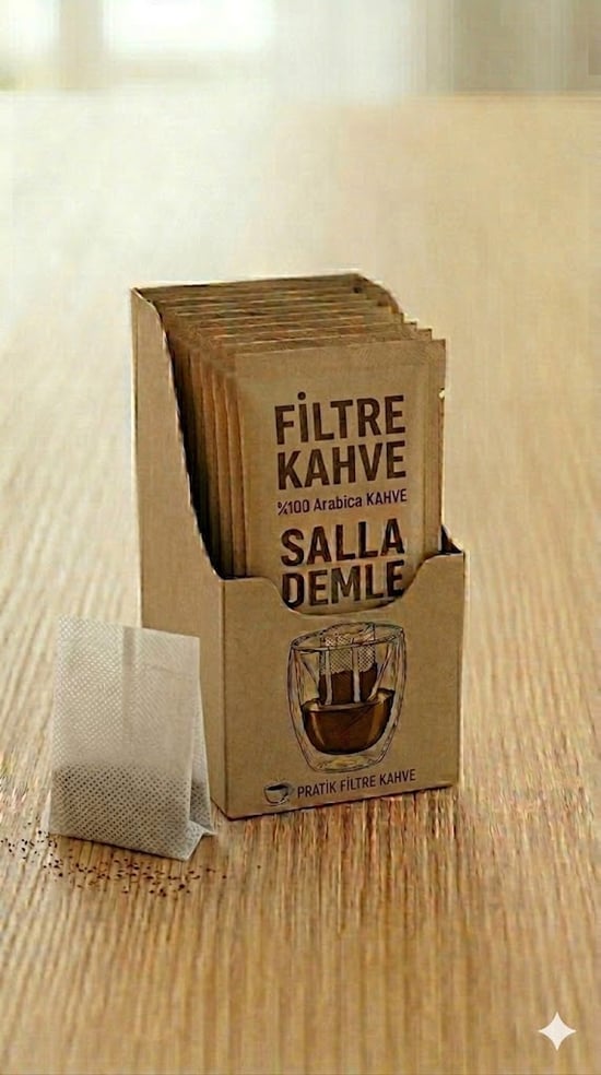 Kofe 3 ü 1 Arada Karton Bardak İçinde Hazır Kahve