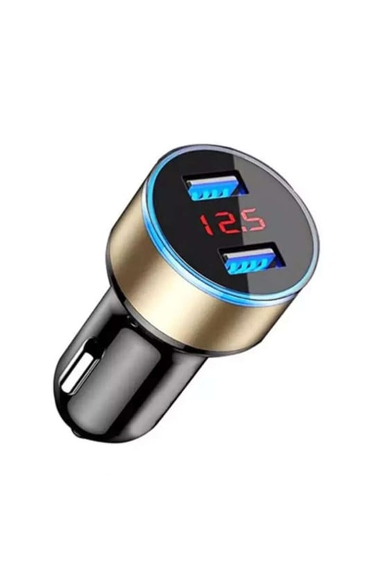 HERŞEY FIRSAT Oto Telefon Şarj Cihazı 2li Usb-gold