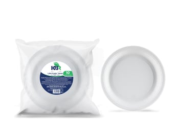 KBR Kağıt 22 cm Tabak 10 Lu