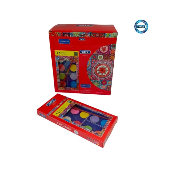 Trix Kare 12'li Sulu Boya