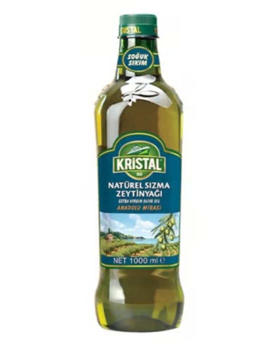 Kristal Natürel Sızma Zeytinyağı Anadolu Mirası 1 L Pet Şişe