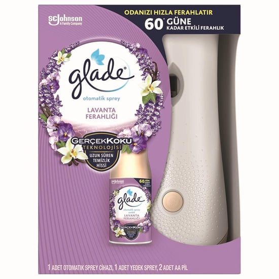 Glade Otomatik Sprey Cihazı + 1 Adet Yedek Sprey Lavanta Ferahlığı 269 ml