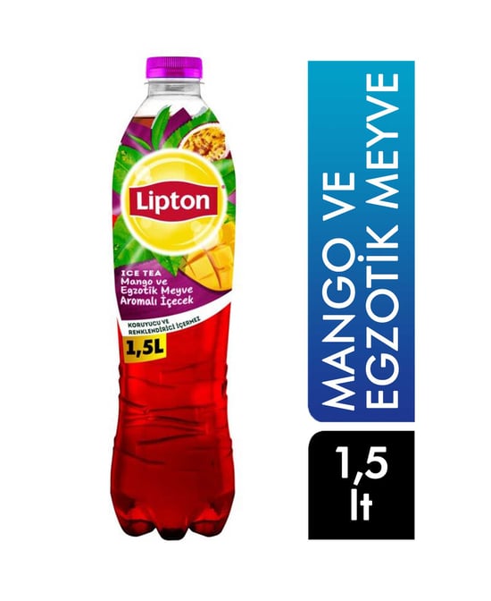 Lipton Ice Tea 1,5 Lt Pet Şişe Mango ve Egzotik Meyveler