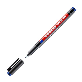 Edding 142 M Asetat Cd Kalemi 1.0 Mm Uçlu Mavi