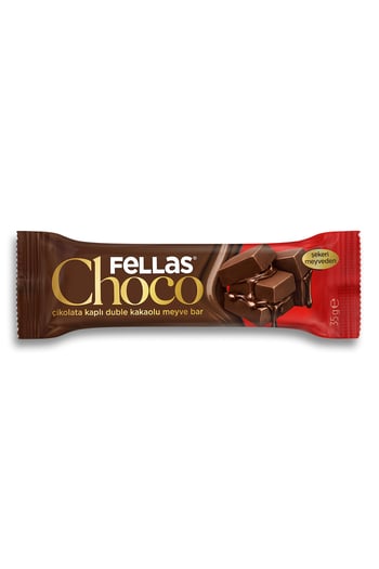 Choco - Çikolata Kaplı Duble Kakaolu Meyve Bar (35 G) X12 Adet