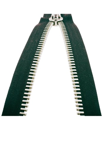 Demir Dişli Çanta Fermuarı En 3 Cm Haki