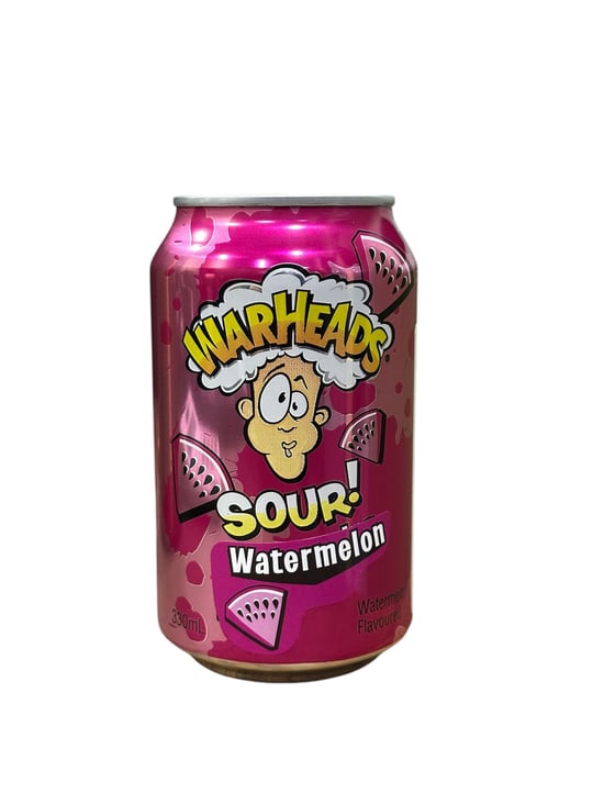 Warheads Sour Watermelon Soda 330 Ml