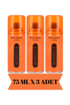 Morfose Saç Spreyi Turuncu Ultra Strong 75 Ml Seyahat Boy 3 Adet