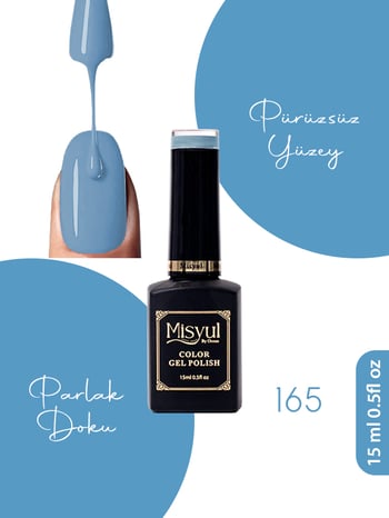 Misyul Uv Led Kalıcı Oje Nail Art 15 Ml 165