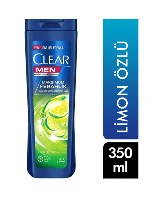Clear Samp.350ml Men Maksımum Ferahlık (lımon) *5 (plt-350)