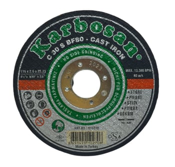 Karbosan 10270 Sc Mermer Kesici Disk ( Spral Taşı ) 115mmx2.5x22