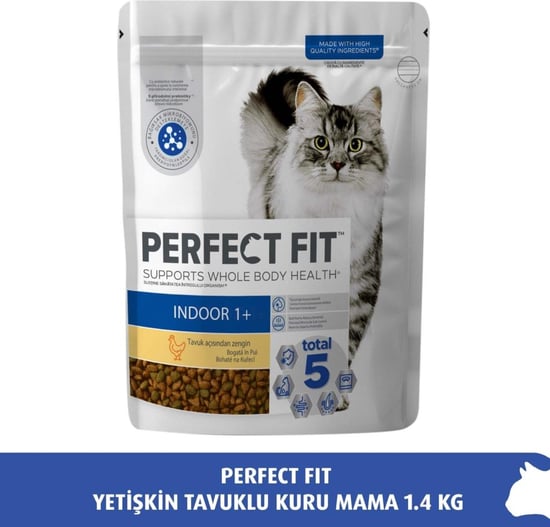 Perfect Fit Indoor Tavuklu Yetişkin Kedi Maması 1,4 Kg