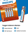 Philips Extra Zinc Chloride Aaa Ince Kalem Pil R03l4b/10