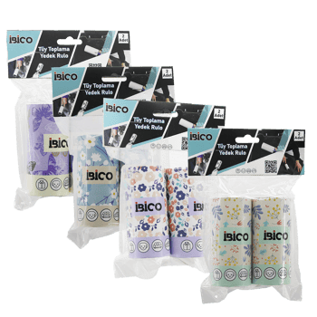 İ21-045 (2pcs Yedek) ( 2x60 Yaprak ) (yapışkanlı) Pratik Tüy Toplayıcı Yedek Rulo Bant (pet Shop) ( Bandı )