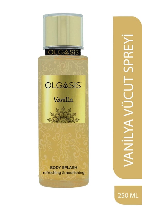 Olgasis Vanilla Body Splash Tutkulu Vanilya Vücut Spreyi Body Mist Yüksek Esans Uzun Süre Kalıcı 250 Ml