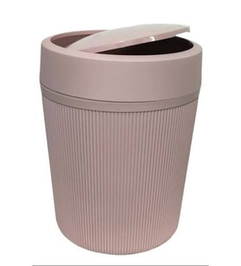 Voce Alesta Çizgili Klik Çöp Kovası-4,2 Litre