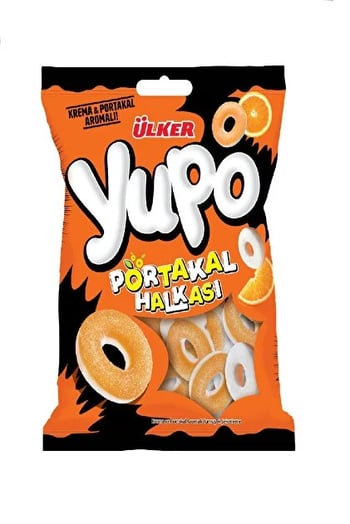 Ülker Yupo Portakal Halkası Yumuşak Şeker 70 Gr