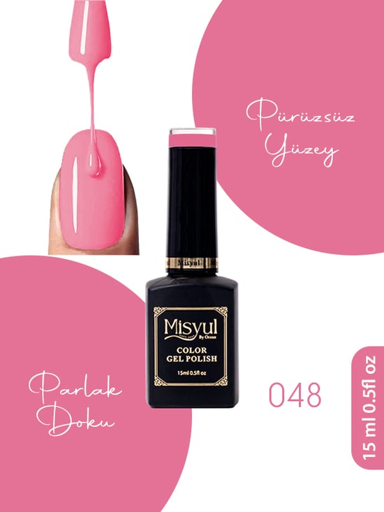 Misyul Uv Led Kalıcı Oje Nail Art 15 Ml 048