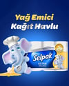 Selpak Extra Kağıt Havlu Yağ Emici 8'li