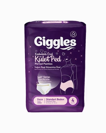 Giggles Regl Gece Külodu 4'lü
