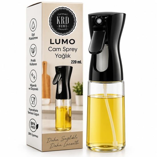 Krd Home Krd-8561 ( Cam ) Yağdanlık ( Sprey ) 200ml ( Plastik Başlık )
