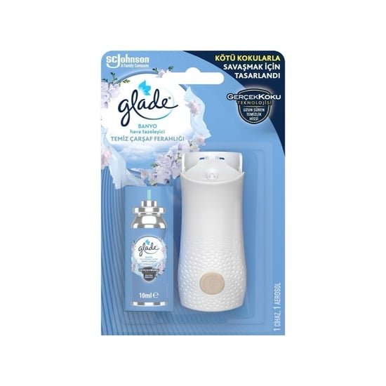 Glade Mini Sprey Cihaz Oda Kokusu Temiz Çarşaf