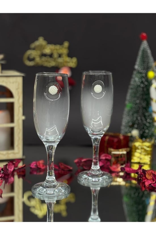 Kirlinova Beyaz Böğürtlen Kokteyl Kadehi 2 Li (kahve Yanı Su/kokteyl Bardağı)