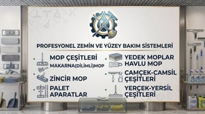MOP ÇEŞİTLERİ-YERÇEK-CAMÇEK-PALET APARAT-MAKARNA VE ZİNCİR MOPLAR kampanya resmi