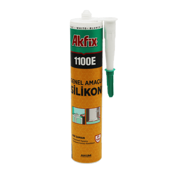 Akfix Sa-142 1100e ( Beyaz ) Genel Amaçlı Üniversal Silikon 280 Gr