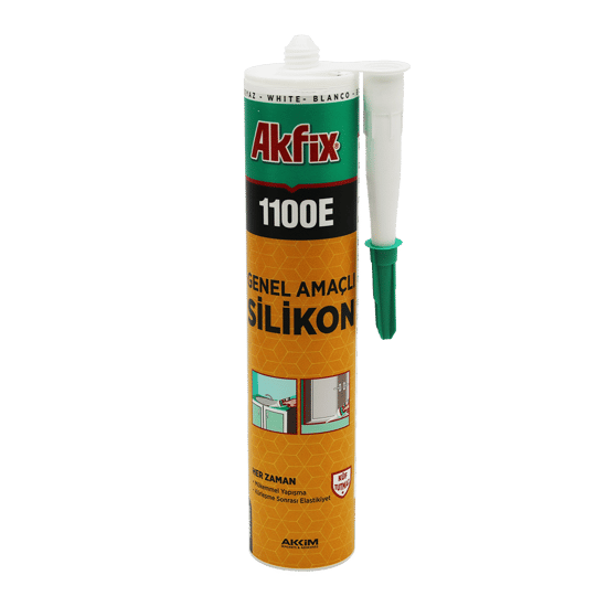 Akfix Sa-142 1100e ( Beyaz ) Genel Amaçlı Üniversal Silikon 280 Gr