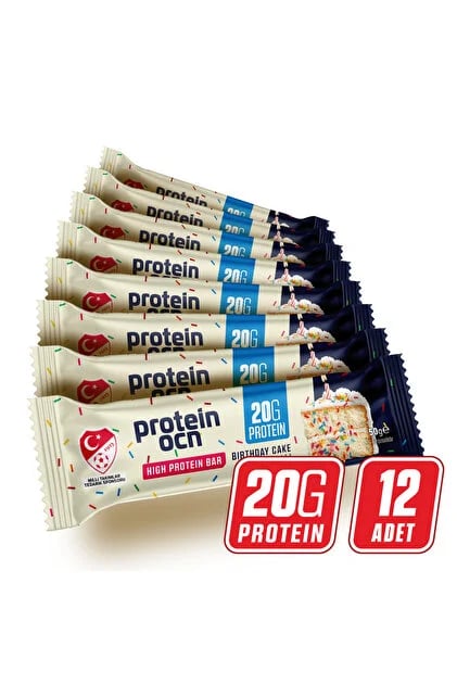 Protein Ocn Bar Bırthday Cake Flavor 50 Gr *12