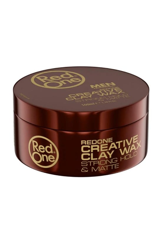 Red One Creative Clay Hair Wax Mat Görünüm Güçlü Tutuş Muhteşem Stiller 100 Ml