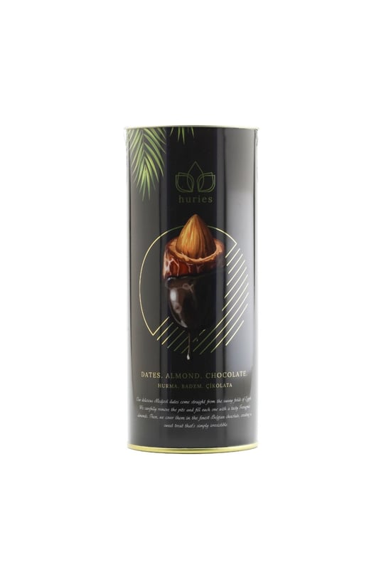 Bitter Çikolata Kaplı Bademli Hurma 200 gr