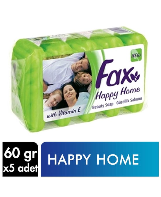 Fax Güzellik Sabunu 5 x 60 gr Yeşil
