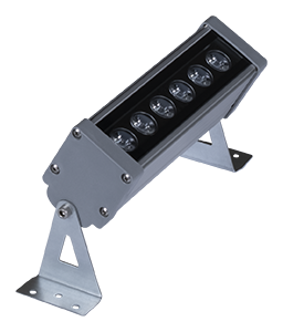 6*1 W 20 Cm Wallwasher Kırmızı